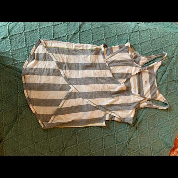 Lululemon tank, size 8, gray - Picture 2 of 2